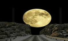 تصویری کامل از ماه در خیابان اقیانوس اطلس در نروژ که بعنو