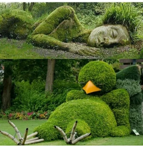 خلاقیت هنر باغ
