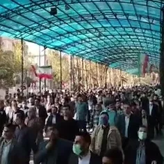 راهپیمایی دانشگاهیان ضداغتشاش ووقایع شاه چراخ