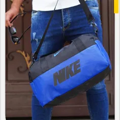 🏆ساک ورزشی Nike مشکی آبی مدل Mahan
