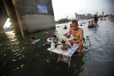 طغيان رود خانه هانجيانگ در ووهان چين