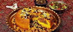 شیرازی پلو غذای سنتی شیراز