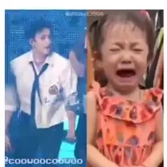 حتا بچه هم با این کار چان غش کرد چرا من غش نکنم 🤣🤣