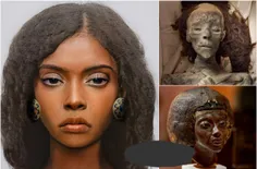 چهره بازسازی شده ملکه تی همسر آمن هوتپ سوم و مادر فرعون آ