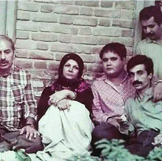 اکبر عبدی، مهین شهابی و اسماعیل داورفر در پشت صحنه سریال 