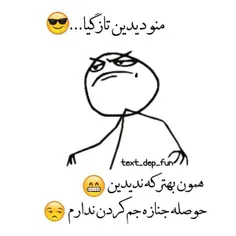 حوصله هیچ‌کاری رو ندارم...