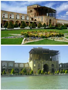 از ویژگی های عمارت عالی قاپوی #اصفهان این است که در هر سو