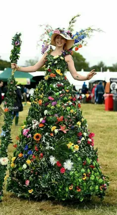 لباسی از گُل - جشنواره‌ای در جنوب غربی انگلستان!!!