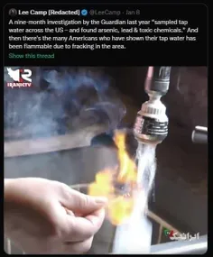 📸 آب های مخلوط به گاز در منازل شهروندان آمریکایی!