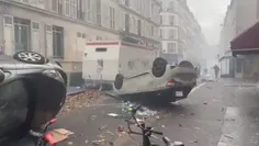 آشوب در پاریس ‌: 200بازداشتی، 6کشته و زخمی در 48ساعت.
