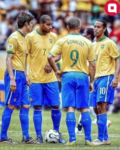 برزیل ۲۰۰۶... #رونالدینیو #رونالدو #آدریانو #کا‌کا #فوتبا