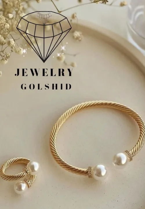 طلا جواهرات دستبند انگشتر برف جواهری گلشید