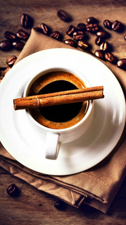 wallpaper beautiful coffee hot morning HD dark