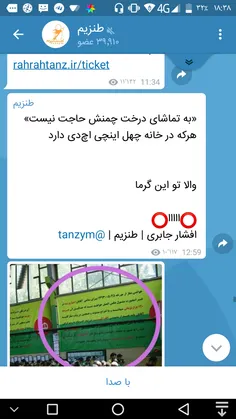 «به تماشای درخت چمنش حاجت نیست»