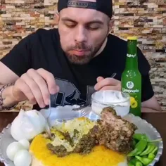 #قرمه_سبزی_وطنی 🤤🍲🍺