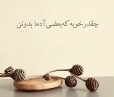 چقدر خوبه بعضی از آدم ها بدونن 