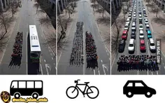 دلیل ساده ومنطقی استفاده از اتوبوس !