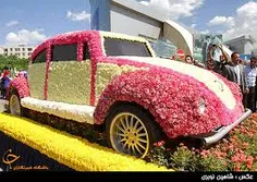 ماشین پر گل