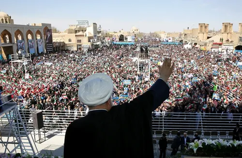 روحانی، سفر انتخاباتی یزد (اردیبهشت۹۶):
