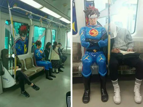 تعداد زیادی از قطارهای متروی کره جنوبی به یک شخصیت کارتون