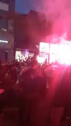شادی مردم ایران در خیابان ها بعد از بُرد تیم ملی فوتبال