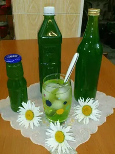 یه شربت خانگی با نعنای تازه