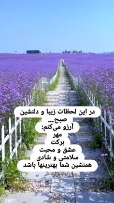 سلام ‌، صبح همگی بخیر و خوشی 🌺🌺🌺