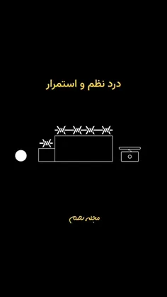 نظم و انضباط درد داره...