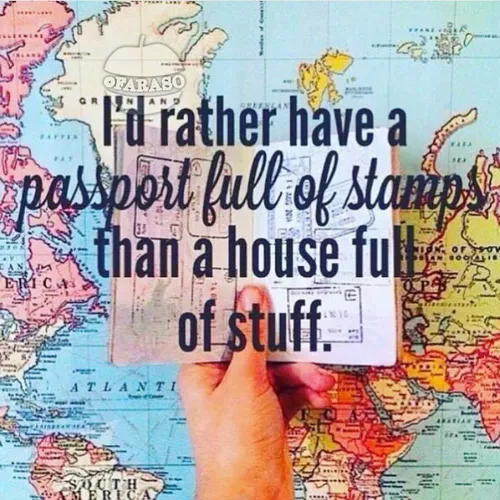 ترجیح میدم یه پاسپورت پر از مهر داشته باشم تا یه خونه پر 