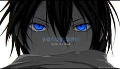 #anime #noragami #yato #eyes #beautiful #blue #dark #خفن 