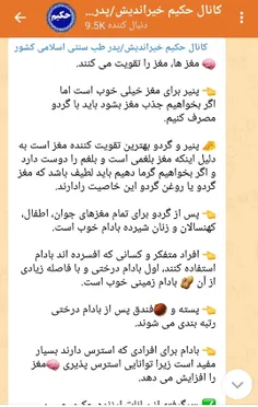 🧠 مغز ها، مغز را تقویت می کنند.