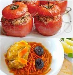 هویج و گوجه پخته شده در غذاهارا حتما بخورید