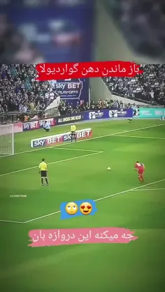 چه دروازه بانی واااااو عجب برگردونی زد😲😉