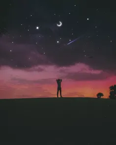 عکس هنری/تنهایی/ستاره دنباله******دار
