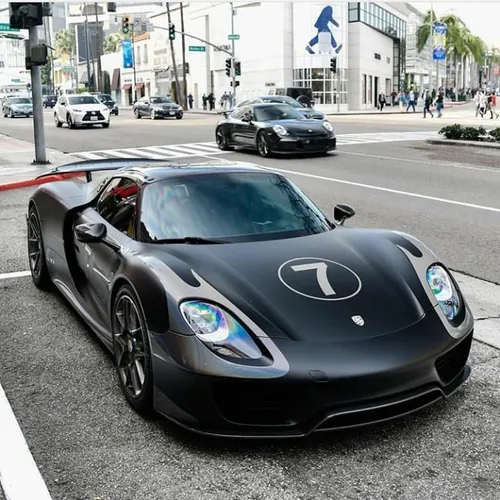 PORSCHE 918 SPYDER😍 💙 💙 💚