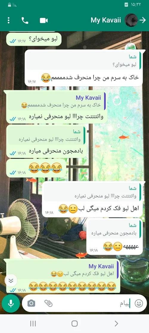 حرف های من و دختر عمم😐😂😂