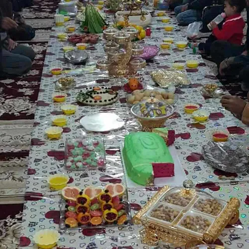 اینم سفره شب یلدای ما