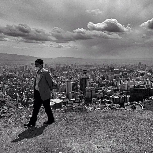 Tehran from the Velenjak Heights known as ‘Bam-e Tehran (