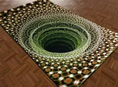 این طرح  فرش  یکی از عجیب ترین فرش های جهان است که خطای د