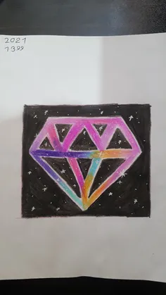 نقاشی الماس رنگی