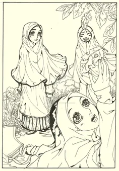 #draw #moe #muslim #girl #hijab