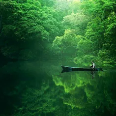 طبیعت شگفت انگیز دریاچه #تلاگا_رمیس در شهر #کیربن اندونزی