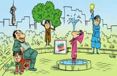 🔺 کاریکاتور|کنایه خبرگزاری فارس به تبلیغات حاشیه‌ساز شهرد