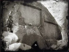 عکسی از کتیبه #گنج_نامه همدان، سال ١٩٠١ 