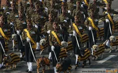 رژه های متفاوت در هندوستان نیروهای نظامی و حفاظتی ارتش هن
