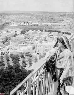 نمایی جالب و زیبا از شهر "بیت المقدس" در سال 1915