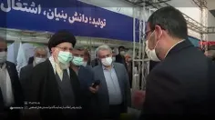 بازدید رهبر انقلاب از نمایشگاه توانمندی‌های صنعتی. ۱۴۰۱/۱