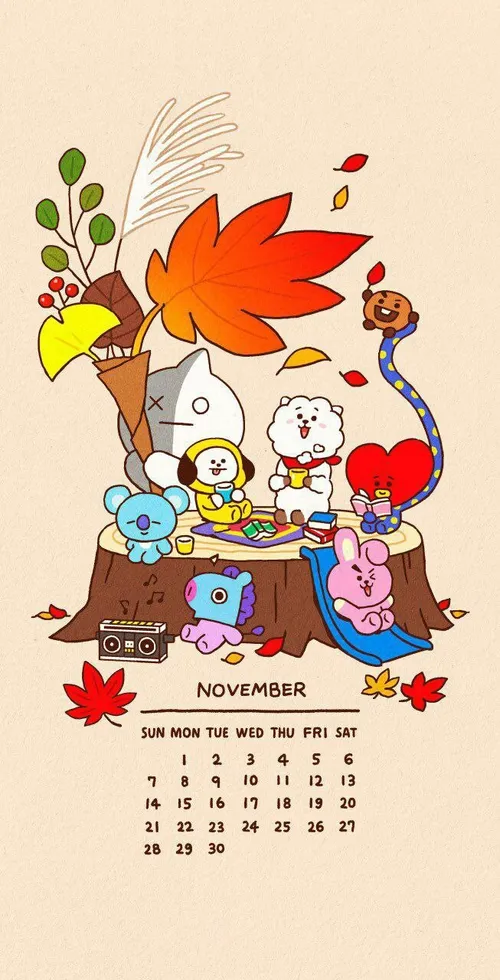 آپدیت توییتر BT21 🍂🍁