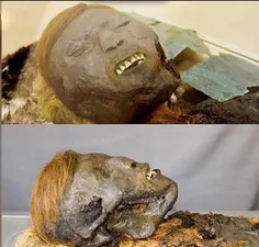این مومیایی 1000 ساله که بدنش به وسیله لایه ای از مس پوشی