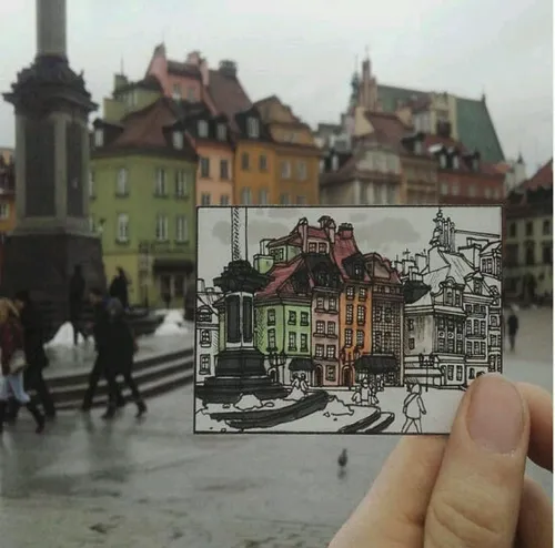 نقاشی های فانتزی از مناطق دیدنی شهرهای اروپا